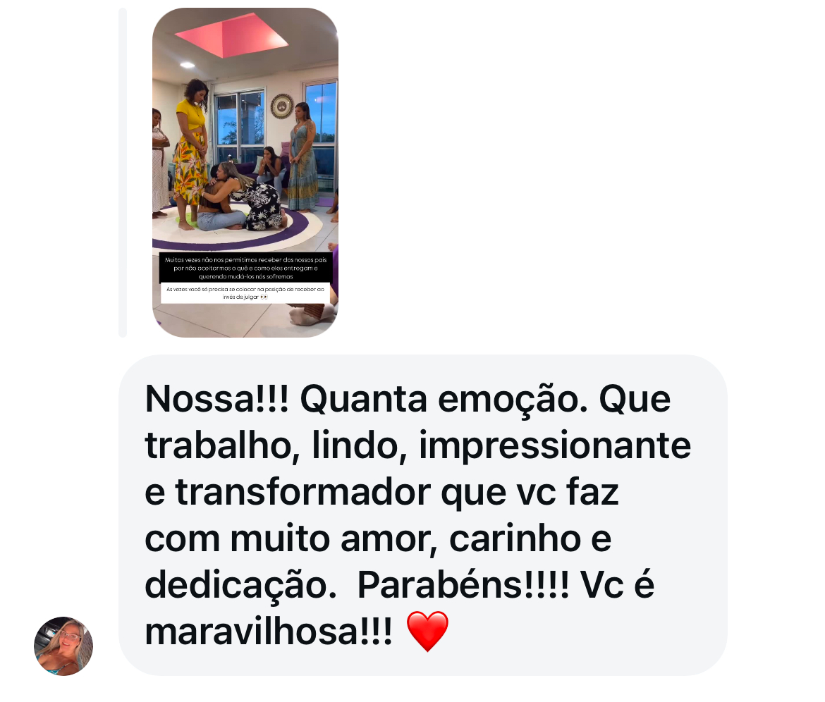 Depoimento de aluna sobre o trabalho transformador da Kau Valéria